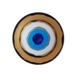 Hand-Painted Decorative Pottery Plate Cheshm Nazar II