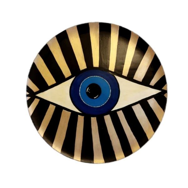 Hand-Painted Decorative Pottery Plate Nazar III