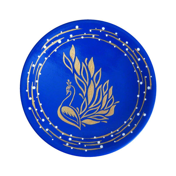 Hand-Painted Decorative Pottery Plate Tavoos
