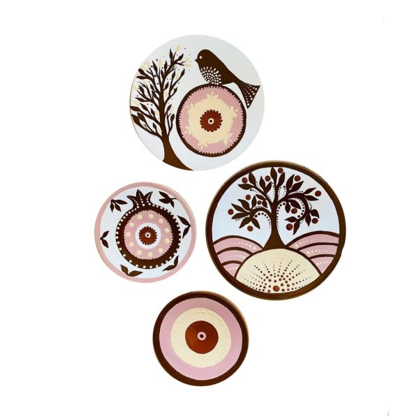 Hand-Painted Decorative Pottery Plate Parand