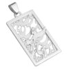 Persian Silver Necklace with Minimalist Calligraphy Eshgh