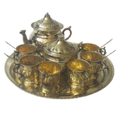 Persian Brass Tea & Coffee Set – Vintage Style