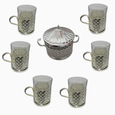 Persian Metal Tea & Coffee Set – Vintage Style