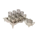 Persian Metal Tea & Coffee Set - Vintage Style Selvin