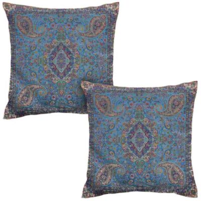 Persian Termeh Cushion Cover – Model Salarii (2X) | Handmade Silk Cushion