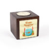 Persian Wooden Cube Tealight Holder Nowrouz (2X)