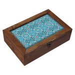 Persian Wooden Tea Bag Organizer Box with Chests Aren