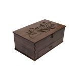 Wooden Tea Bag Organizer Box with Chests Brown