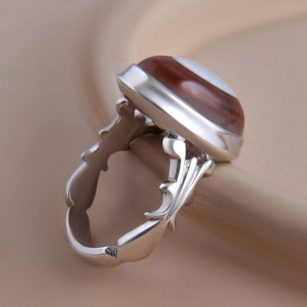 Persian Sulemani Hakik Silver Ring for Men Original