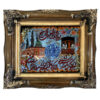 Hand-Knotted Islamic Wall Rug Makka & Madina