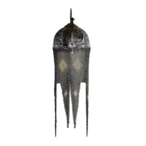 Gray Medieval Ottoman Islamic Helmet