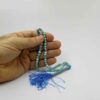 Persian Neyshabur Turquoise Rosary: Prayer 66 Beads Handcrafted Tasbih Lana