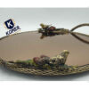 Persian Brass Serving Tea Tray Model Sparrow
