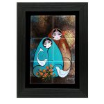 Decorative Persian Framed Ceramic Tile – Parsi Women