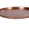 Persian Copper Serving Tray Traditionally Hammered Ashki 1