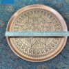 Persian Copper Serving Tray Traditionally Hammered Mani