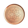 Persian Copper Serving Tray Traditionally Hammered