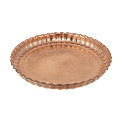 Persian Copper Serving Tray Traditionally Hammered Msi