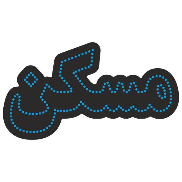 Persian LED Sign Board - Blue Maskan