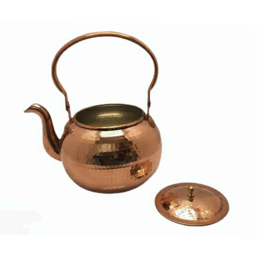 Hammered Persian Copper Tea Kettle Model Atlasi ShopiPersia