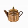Persian Copper Teapot Handcrafted and Hammered Atlasi