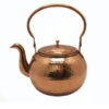 Persian Copper Tea Kettle Durable Stovetop Traditional Hammered Atlasi