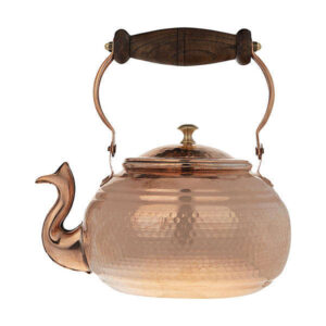 Persian Hammered Copper Tea Kettle Model Choobi