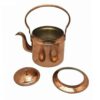Persian Copper Tea Kettle Durable Stovetop Traditional Hammered Hamta