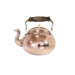 Persian Copper Tea Kettle Durable Stovetop Traditional Hammered Nazeri