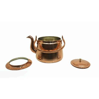 Persian Copper Tea Kettle Durable Stovetop Traditional Hammered Zanjani