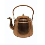 Persian Copper Tea Kettle Durable Stovetop Traditional Hammered Zanjani