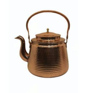 Persian Copper Tea Kettle Durable Stovetop Traditional Hammered Zanjani