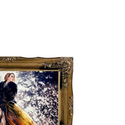 Pictorial Rug Depicting Horse Riding