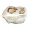 Persian Glow Salt Lamp - Handcrafted with Hafez Poem Calligraphy (Jahan)