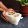 Persian Glow Salt Lamp - Handcrafted with Hafez Poem Calligraphy (Jahan)