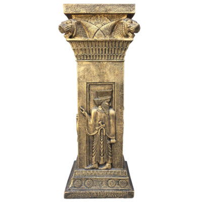Historical Iranian Achaemenid Soldier Engraved on Column Figurine