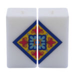 Set of 2 Persian Candles - Model Cube 02