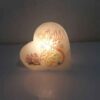 Islamic Heart Salt Lamp Handcrafted with Wa In Yakad Verse