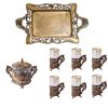Persian Tea Set Model Antique Bronze