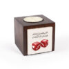 Persian Wooden Cube Tealight Holder Eshgh