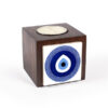 Persian Wooden Cube Tealight Holder Cheshm Zakhm (2X)