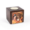Persian Wooden Cube Tealight Holder King (2X)
