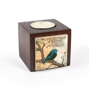 Persian Wooden Cube Tealight Holder Parand (2X)