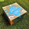 Persian Wooden Tea Bag Organizer Box with Chests Poetry