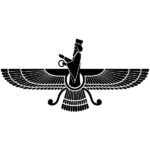 Persian Wall Sticker – Farvahar Symbol of Zarathushtra
