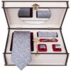 Men's Tie, Handkerchief & Cufflinks Neckwear Set - Luxurious Arash