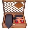 Men's Tie, Handkerchief & Cufflinks Neckwear Set - Luxurious Golin