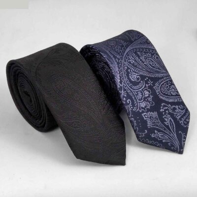 Men’s Tie, Handkerchief & Cufflinks Neckwear Set – Luxurious Khademi