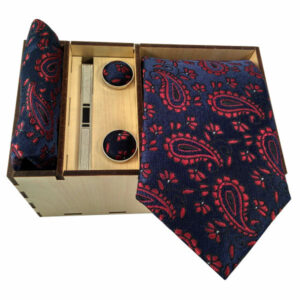 Set of Tie & Handkerchiefs & Cufflinks Model Special