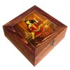 Persian Wooden Tea Bag Organizer Box with Chests Celine